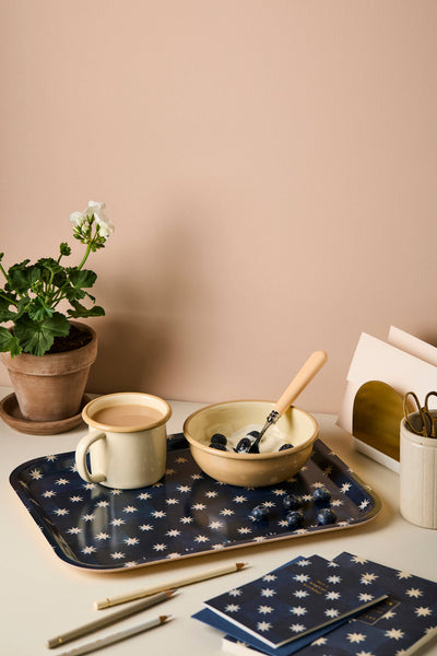 Navy Star Medium Tray
