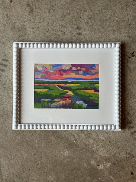 "The Marsh at Sunset" by Angela Hughes Zokan