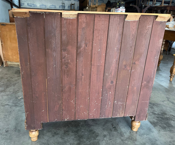 Pine Chest with Contrasting Pulls, England