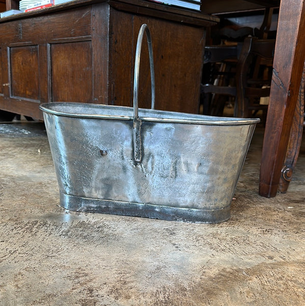 French Galvanized Steel Planter