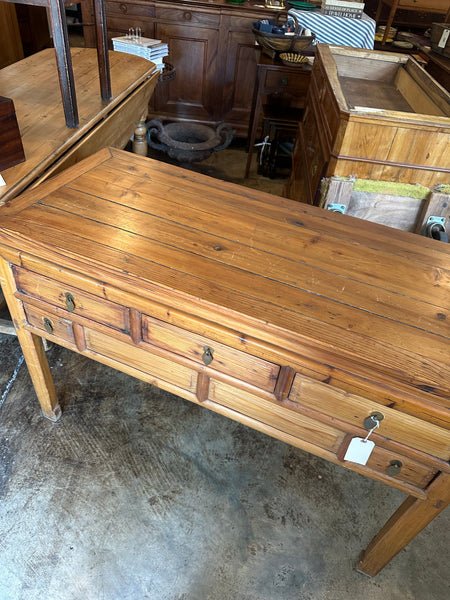 Asian Hall Table, Pine