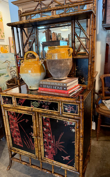 English Bamboo Dresser