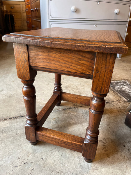 English Oak Joint Stool