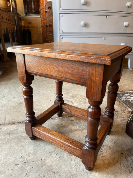 English Oak Joint Stool