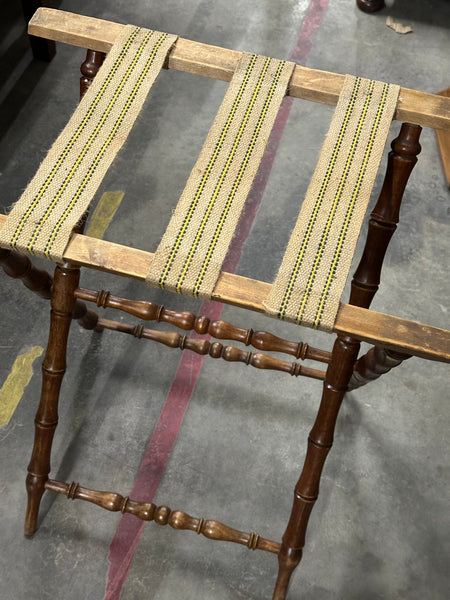 Faux Bamboo Butler's Tray on Stand