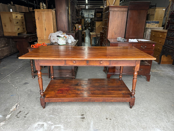 French Pine and Beech Drapers's Table