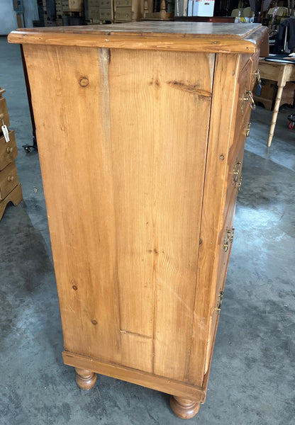 Pine Chest with Brass Pulls