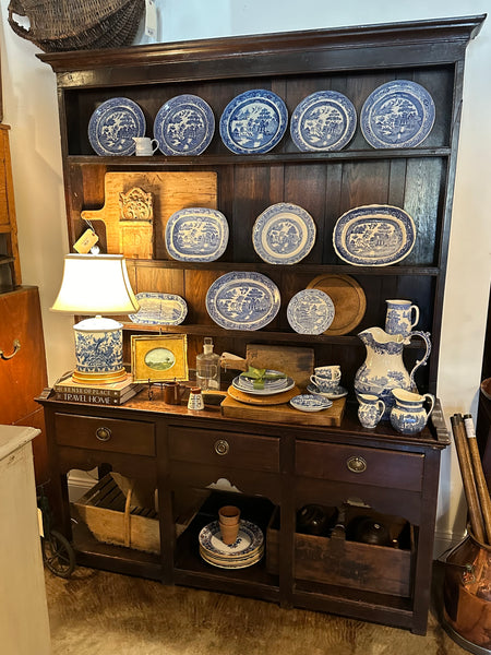 Oak Dresser with Rack