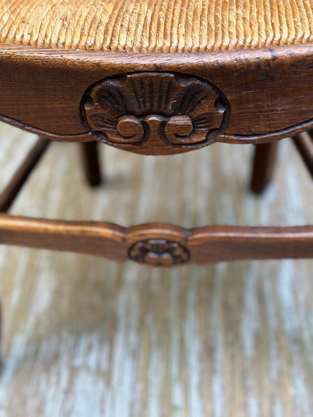 Set of 6 French Ladder Back Chairs