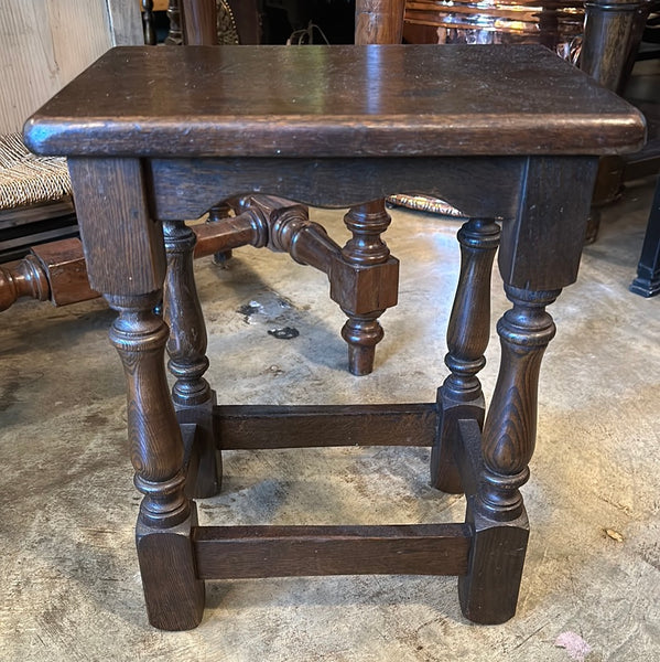 Small English Oak Joint Stool