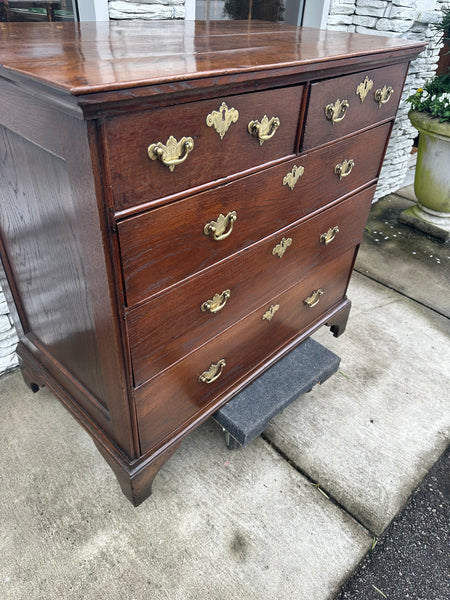 18th Century Original Welsh Oak Chest of Drawers