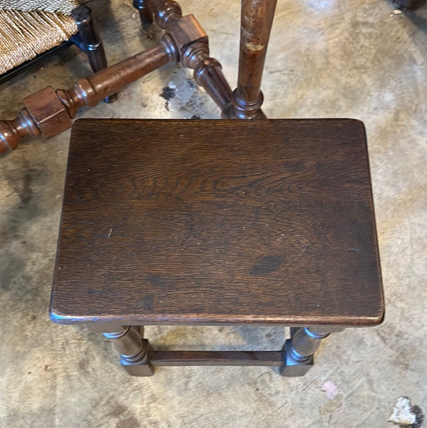 Small English Oak Joint Stool