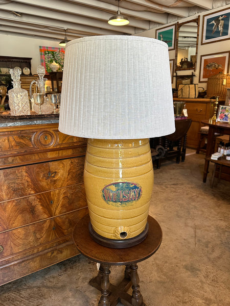 Whiskey Cask Lamp