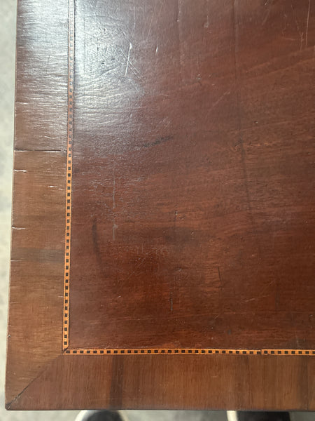 Georgian Mahogany Chest with Unique Feet