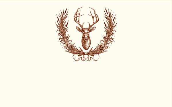 Doe Wreath Place Card