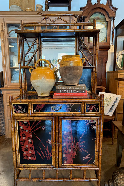 English Bamboo Dresser