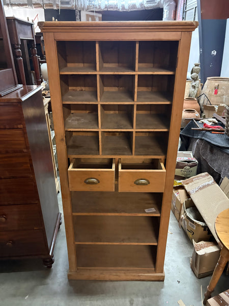 Bookcase and Cubbies from Old Post Office