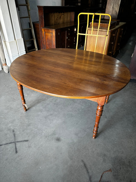 French Cherry Oval Table