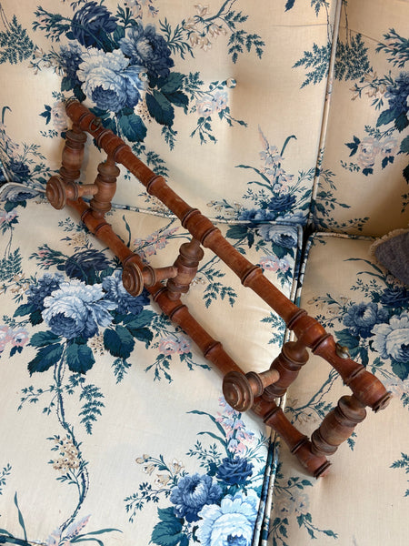 French Faux Bamboo Folding Towel Rack