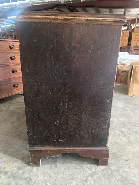 Moulded Front Oak Chest