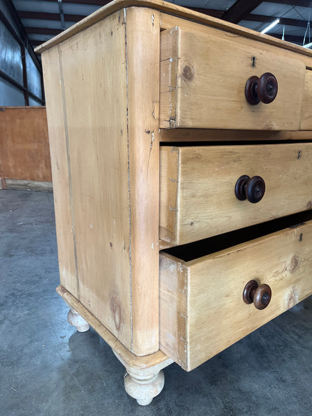 Pine Chest with Contrasting Pulls