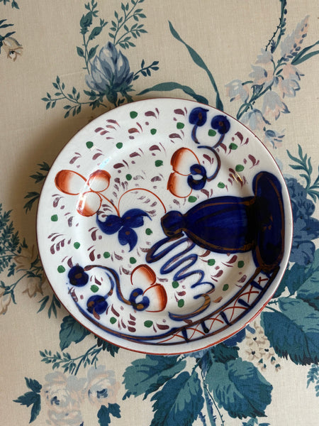 Allerton's Gaudy Welsh "Oyster" Dessert Plate