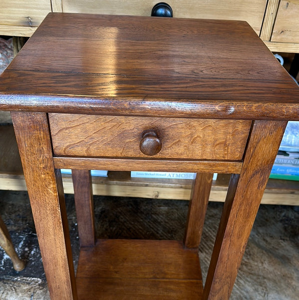 French Oak Lamp Table
