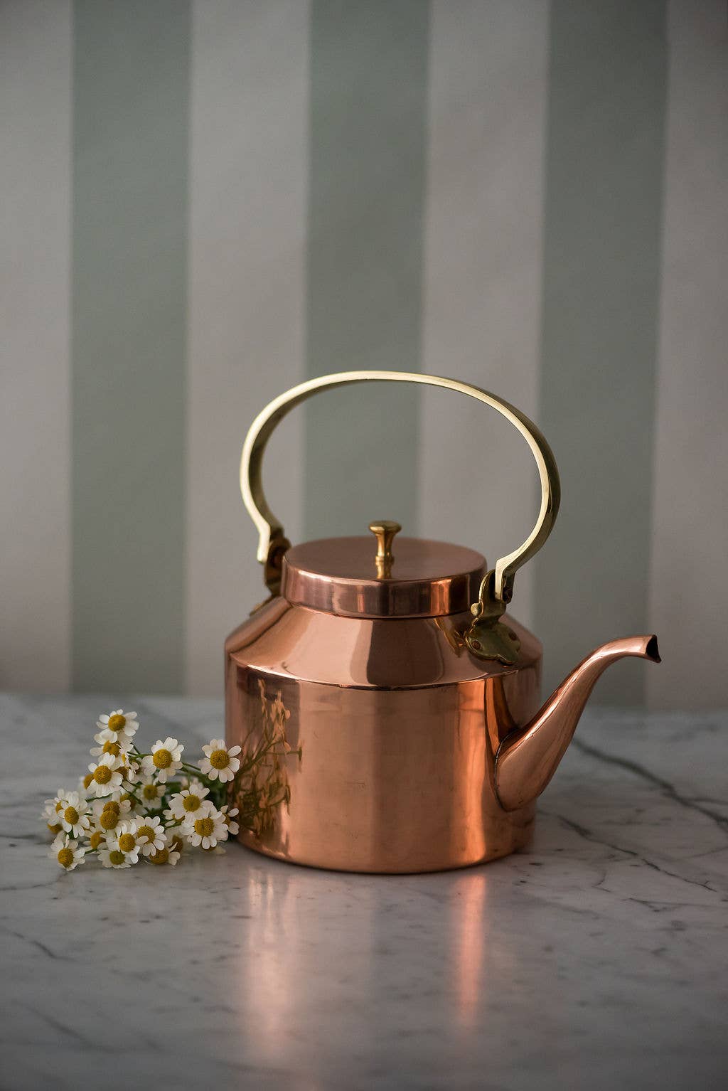 English Copper Tea Kettle - Thumbnail 4