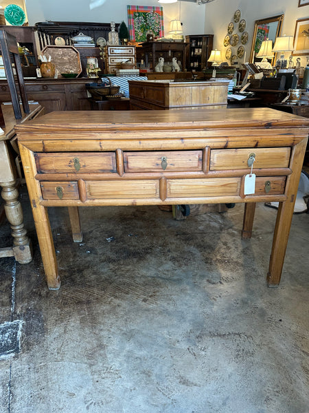 Asian Hall Table, Pine