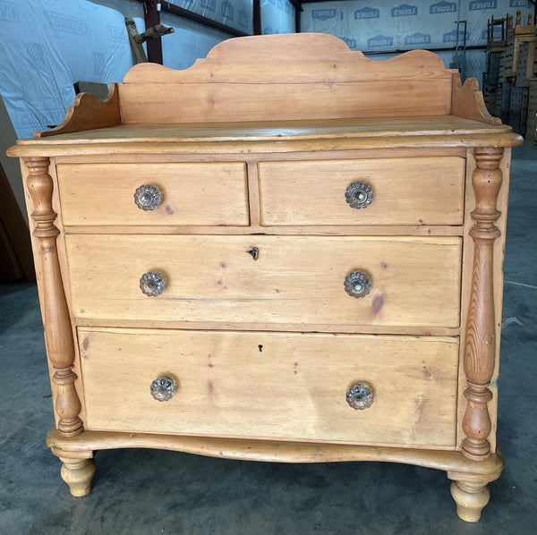 Pine Chest with Beautiful Gallery