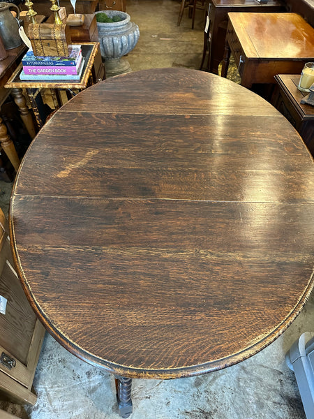 Large Barley Twist Gateleg Table