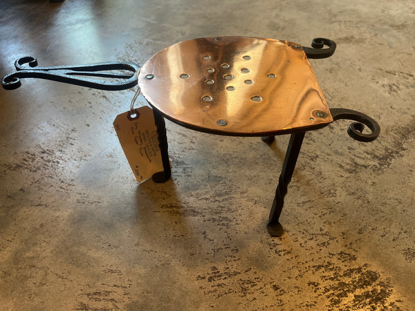 Blacksmith Made Copper Trivet