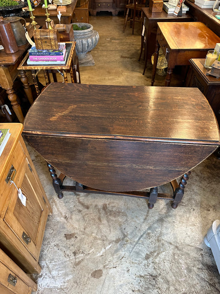 Large Barley Twist Gateleg Table