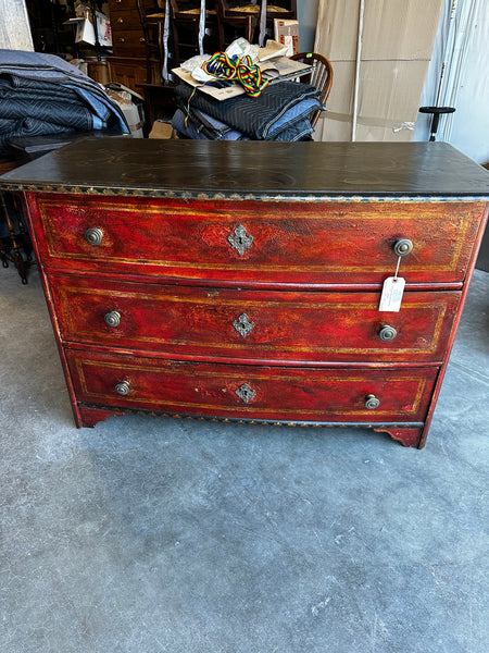 Original Painted Commode, France