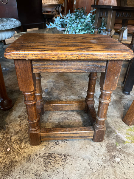 English Oak Joint Stool
