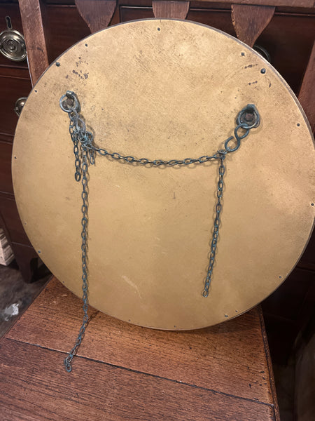 Round Gilt Frame Convex Mirror