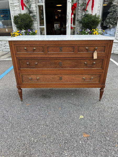 French Marble Top Commode