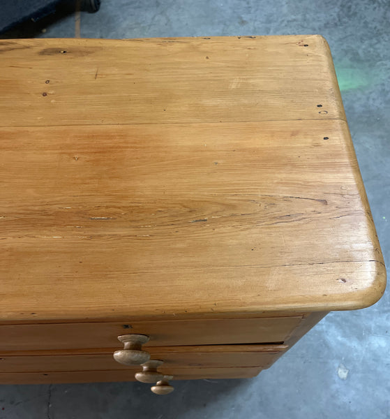 Wide English Pine Chest