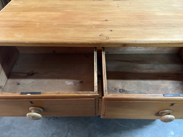 Wide English Pine Chest