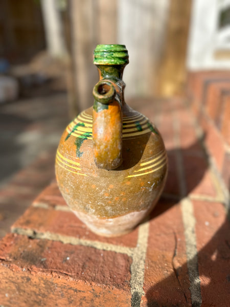 Brown Striped Pyrenees Cruche