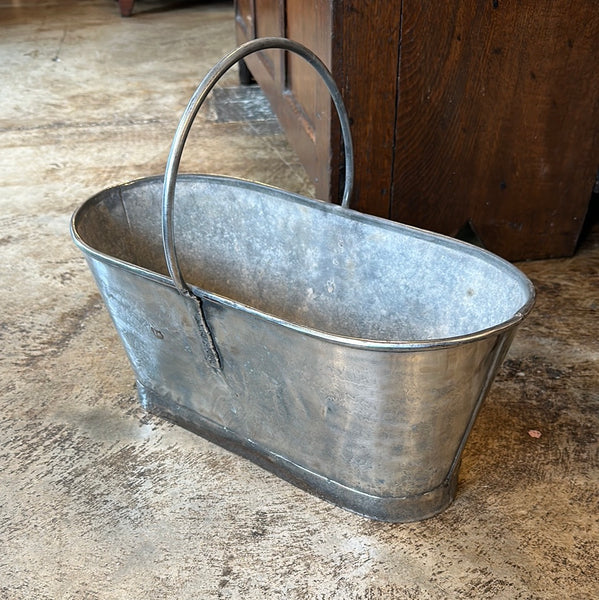 French Galvanized Steel Planter