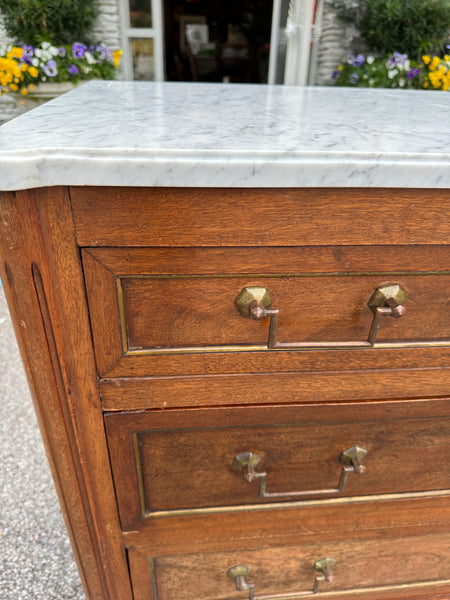 French Marble Top Commode