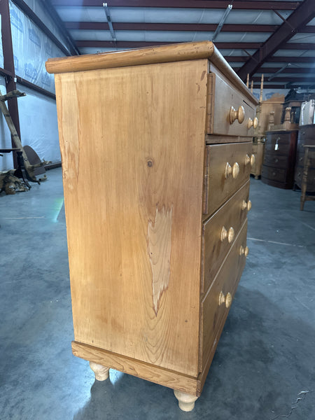 Pine Chest with Wood Pulls