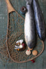 Vintage Fishing Creel, Glass Ornament