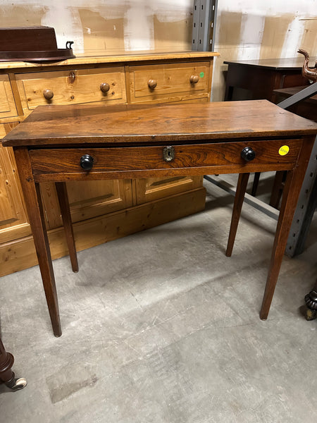 One-Drawer Elm Side Table