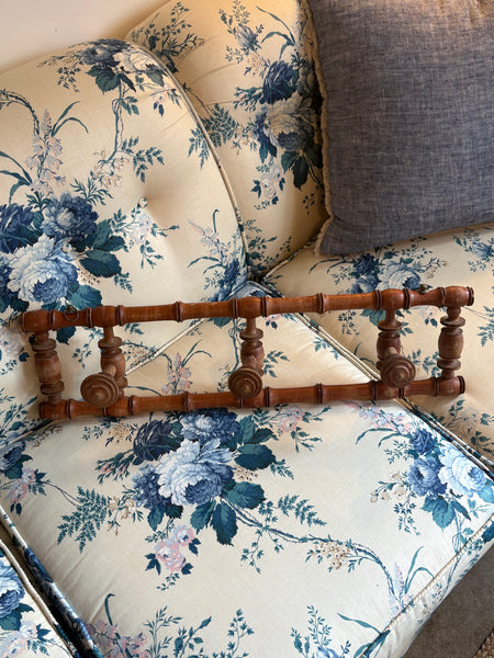 French Faux Bamboo Folding Towel Rack