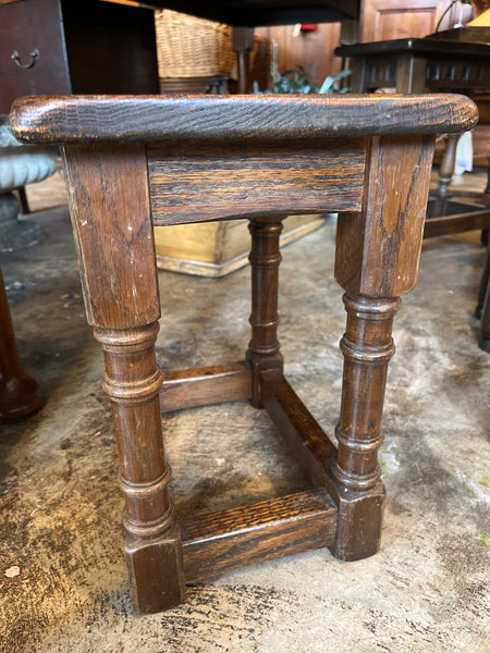 English Oak Joint Stool