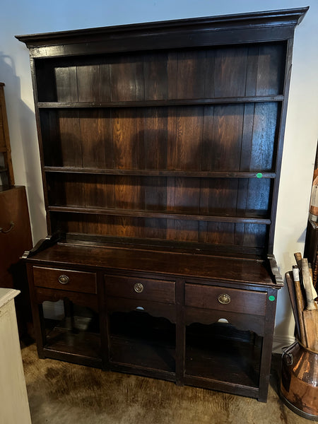 Oak Dresser with Rack