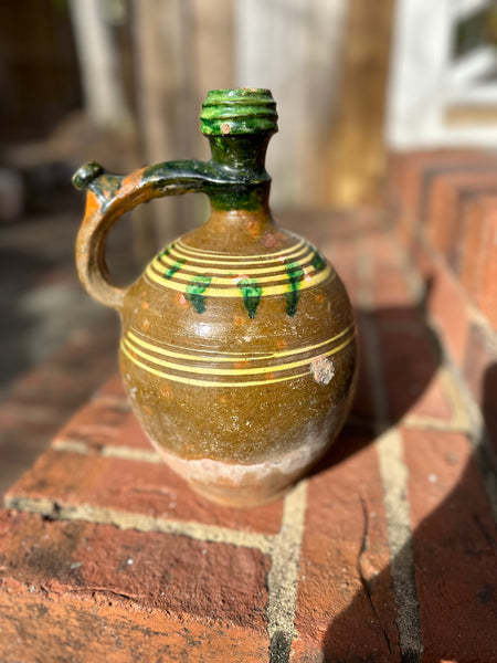 Brown Striped Pyrenees Cruche