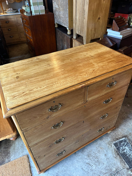 Victorian Pine 2-Over-3 Chest